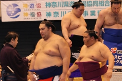 幕内力士勢揃い。