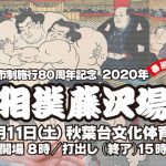 2020年　第28回　大相撲藤沢場所